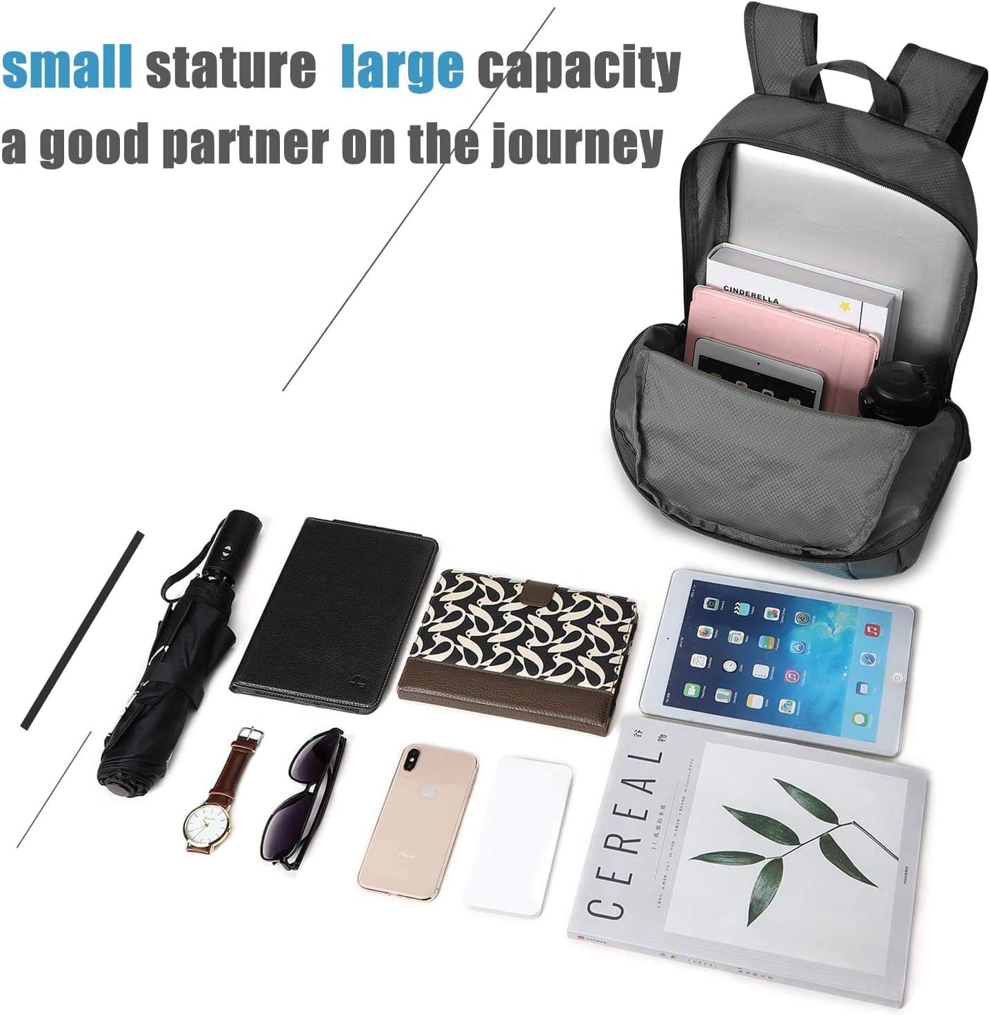 G4Free 20L Lightweight Packable Backpack Foldable Travel Hiking Daypack for Men and Women