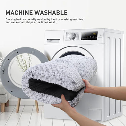 KSIIA Washable Dog Bed Deluxe Plush Dog Crate Beds