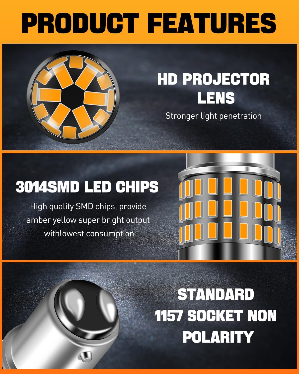 LUYED 3157 LED-Birnen Rückfahrlicht Xenon-Weiß 1800 Lumen Super Hell 78 SMD 3056 3156 3057 4157 LED-Birnen, Verwendet für Rückfahrlichter, Bremslichter, Rücklichter, Blinker, 2er-Pack