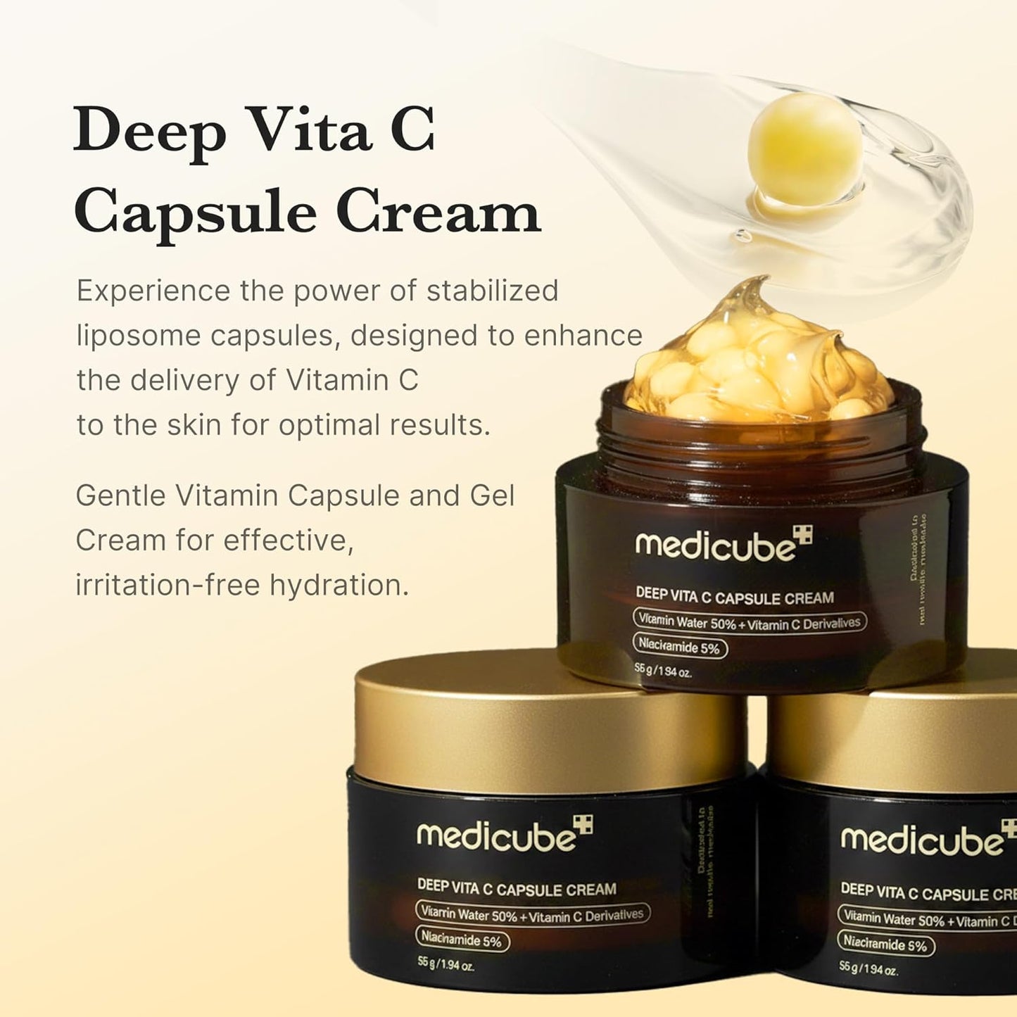 Unlock Radiant Skin with medicube's Deep Vitamin C Capsule Cream