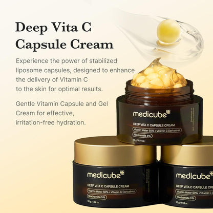 Unlock Radiant Skin with medicube's Deep Vitamin C Capsule Cream