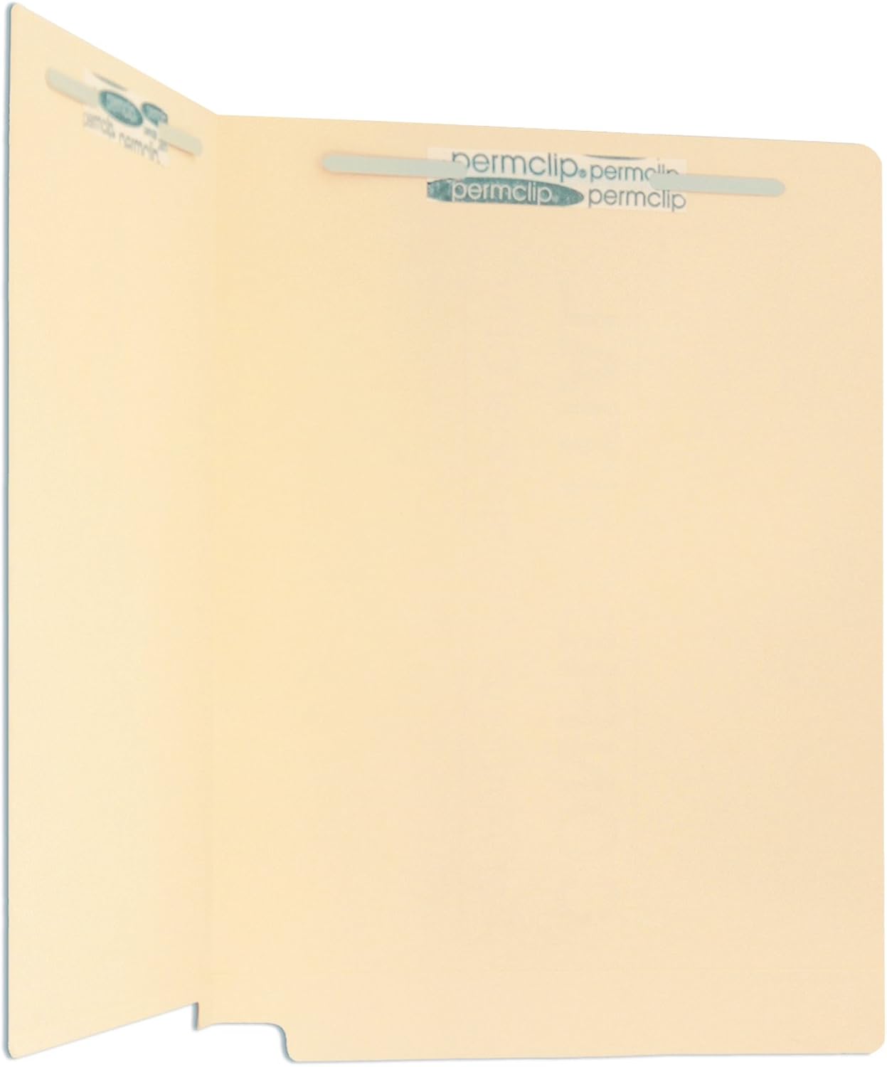 Medical Arts Press Match 14pt Full Cut End Tab File Folders with 2 Permclip Fasteners (250/Carton)