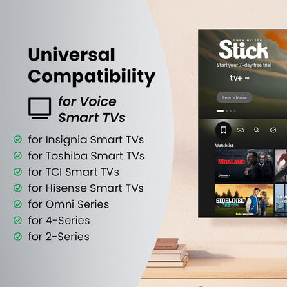 Replacement Remote for Insignia Toshiba Amazon Fire Smart TV, with Voice Control