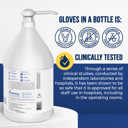 Gloves In A Bottle Shielding Lotion for Dry Itchy Skin, 8 ounce (12 Pack)