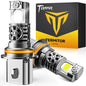 Termitor 2026 Upgraded H4/9003/HB2 Light Bulbs, 90,000LM 15X Super Bright Hi/Low Beam, 6500K Cool White H4 9003 Fog Lights, 1:1 Halogen Size Automotive Replacement IP68 Waterproof, Pack of 2