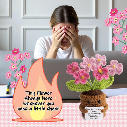 MS ZHENQIAO Handmade Positive Flower Crochet