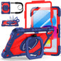 Case for iPad A16 11th Generation 11 Inch 2025, Auorld for iPad 10th Generation 10.9 inch 2022 case with Screen Protector, 360 Degree Rotating Stand Shoulder Strap Pencil Holder, Navy Pink