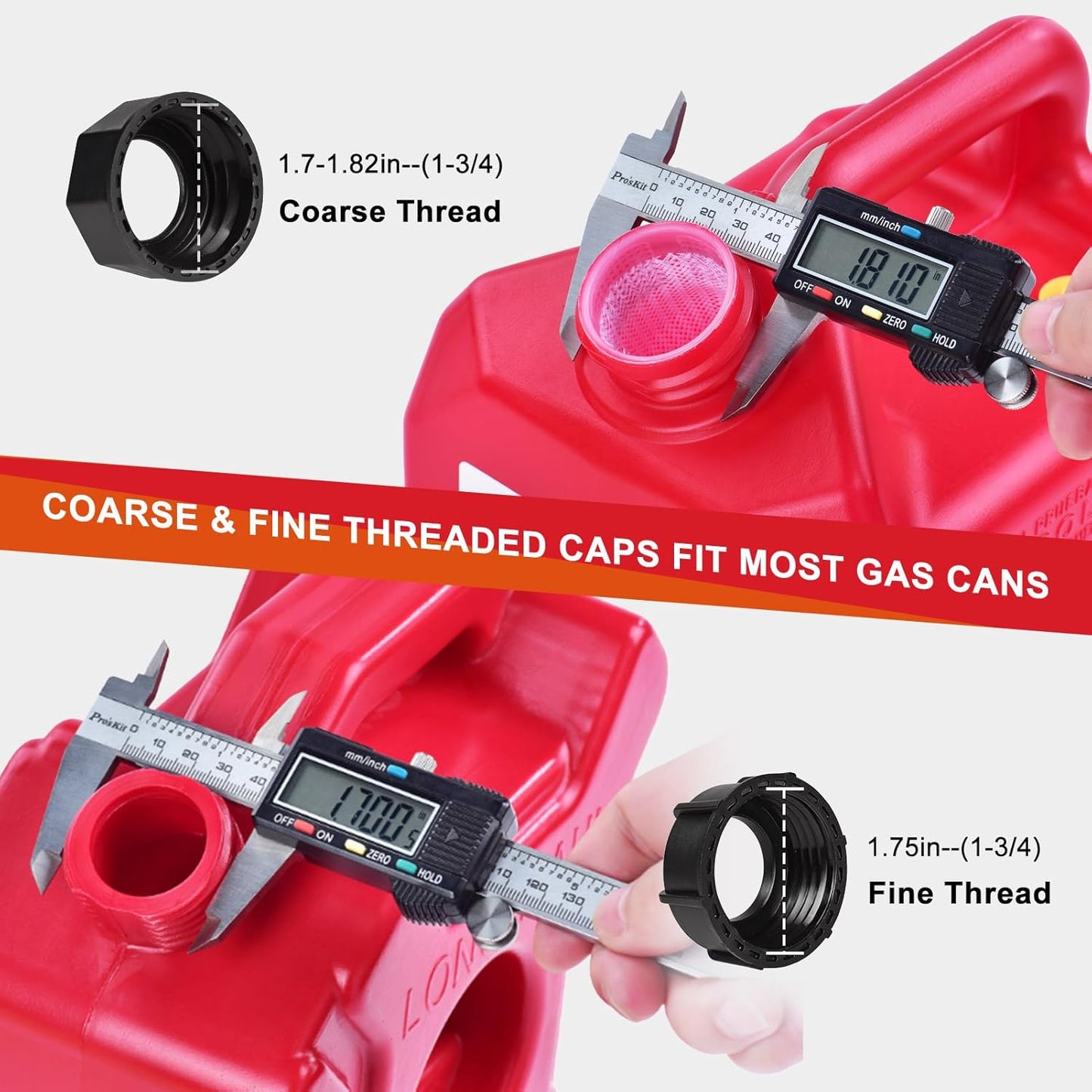 Gas Can Spout Replacement Kit by Zoolowua