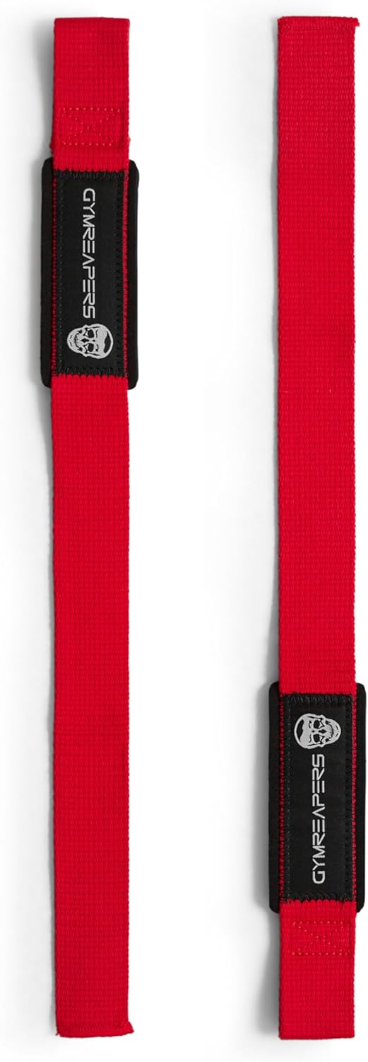 Gymreapers Hebe-Handgelenkbandagen für Gewichtheben, Bodybuilding, Powerlifting, Krafttraining und Kreuzheben – gepolstertes Neopren mit 45,7 cm Baumwolle