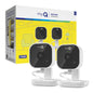 myQ Indoor Plug-in Security Camera Gen 2 – 2K Smart Wi-Fi Camera with Night Vision, Baby and Pet Monitor, Motion Detection and Alerts, 2-Way Audio & App Control