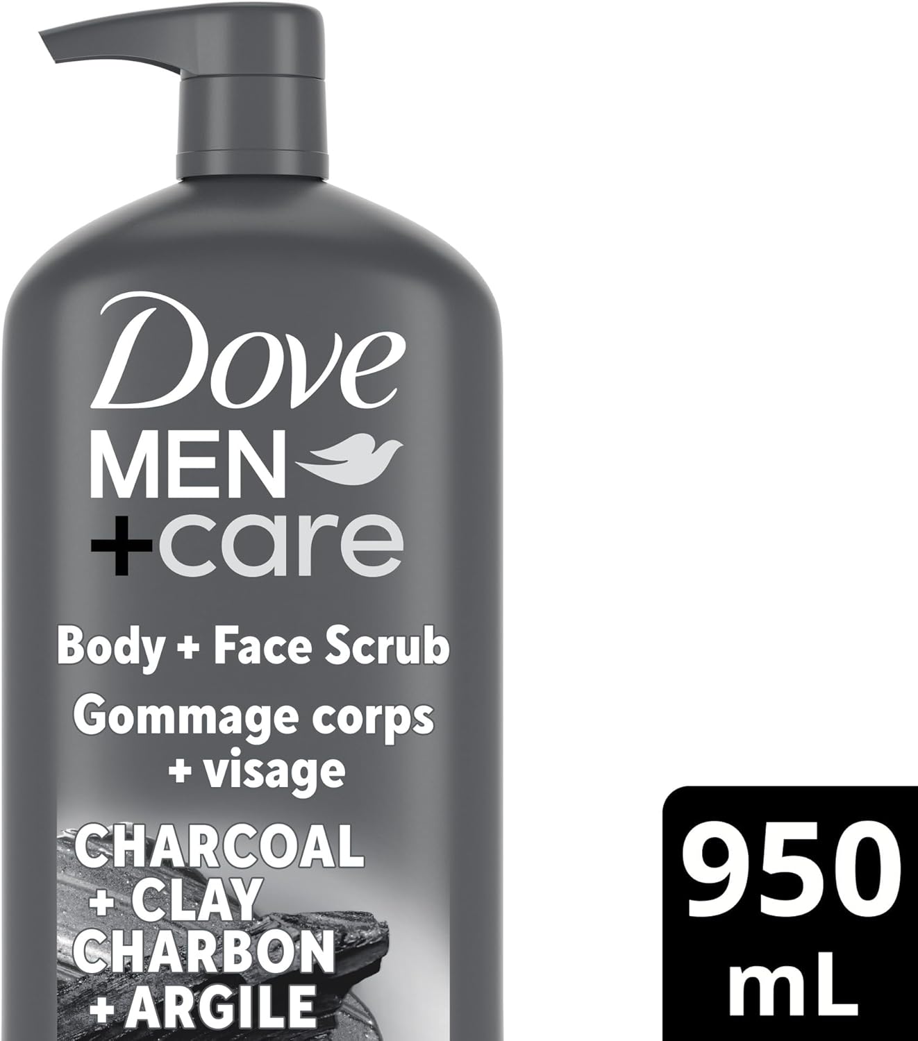 Dove Men+Care Erfrischendes Extra Frisch Körper- und Gesichtswaschmittel mit 24-Stunden nährender Mikromoleküle-Feuchtigkeitstechnologie Körperwaschmittel für Männer, 950 ml