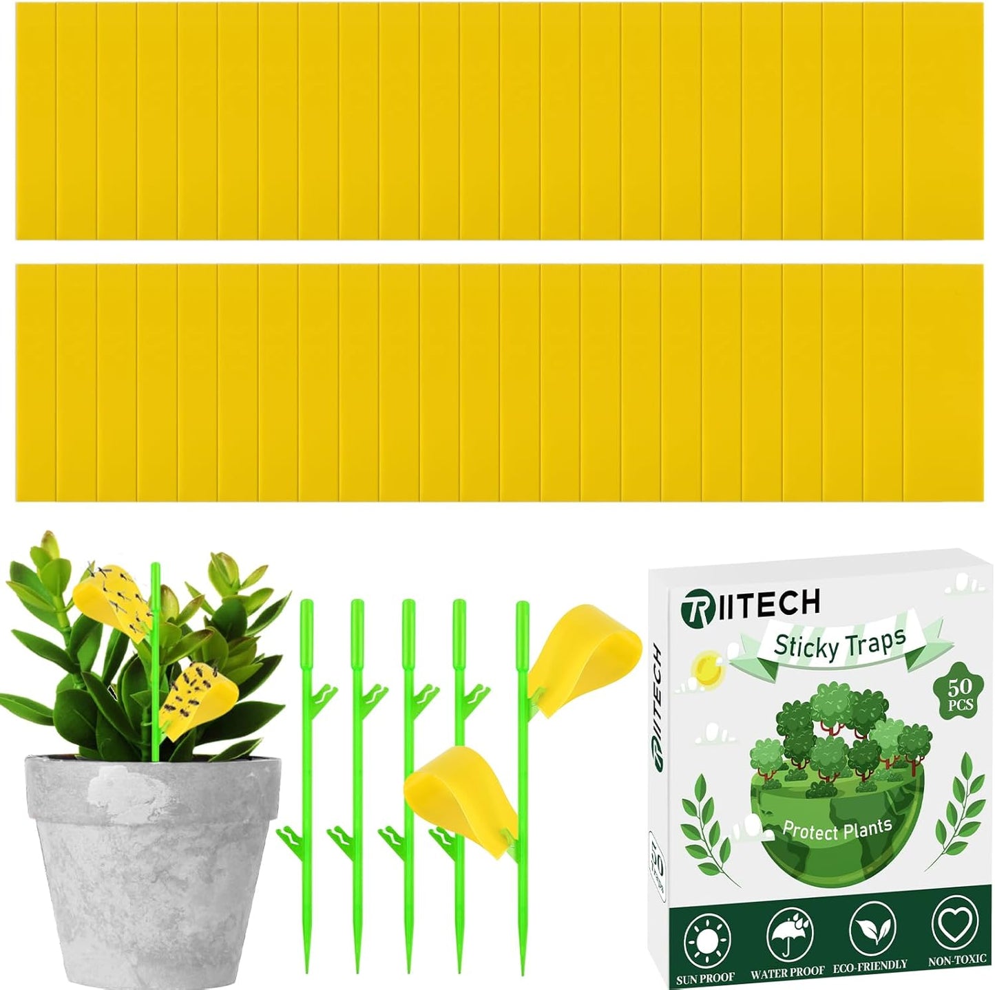 45pcs Fly Trap +5pcs Branch