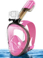 Greatever Full Face Snorkel Mask, Snorkeling Gear for Adults with Latest Dry Top Breathing System and Detachable Camera Mount, Foldable Snorkel Mask Adult, Snorkels Anti-Fog & Anti-Leak