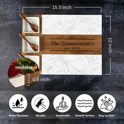 Personalized Charcuterie Board Set for Any Special Occasion