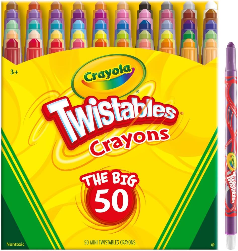 Crayola Mini Twistables Crayons: A Mess-Free Coloring Solution for Kids
