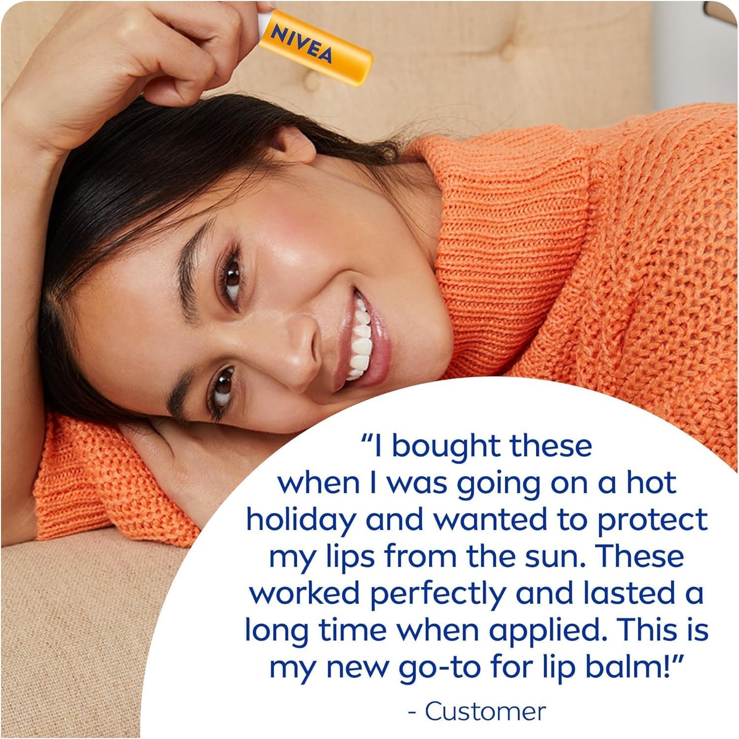 NIVEA Sun Lippenbalsam mit LSF 30 (2x4,8g) | Schützt vor Sonnenbrand, 24H Feuchtigkeit