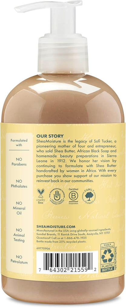SheaMoisture Jamaican Black Castor Oil Stärke & Aufbau für strapaziertes oder chemisch behandeltes Haar Leave-In Conditioner tierversuchsfreie Haarpflege 340ml