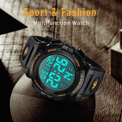Herren Digitaluhr, Sportuhren für Männer Outdoor Militär Digital Analog Stoppuhr Wasserdicht Multifunktionale Armbanduhr