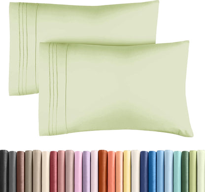 Queen29 - Light Sage Green2-Pack Pillowcases
