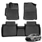 GINOWY-Floor Mats for Toyota 4Runner 1996-2002,1st+2nd Row,TPE All Weather Car Mats Custom Fit Rubber Floor Liners Car Accessories for Toyota 4Runner