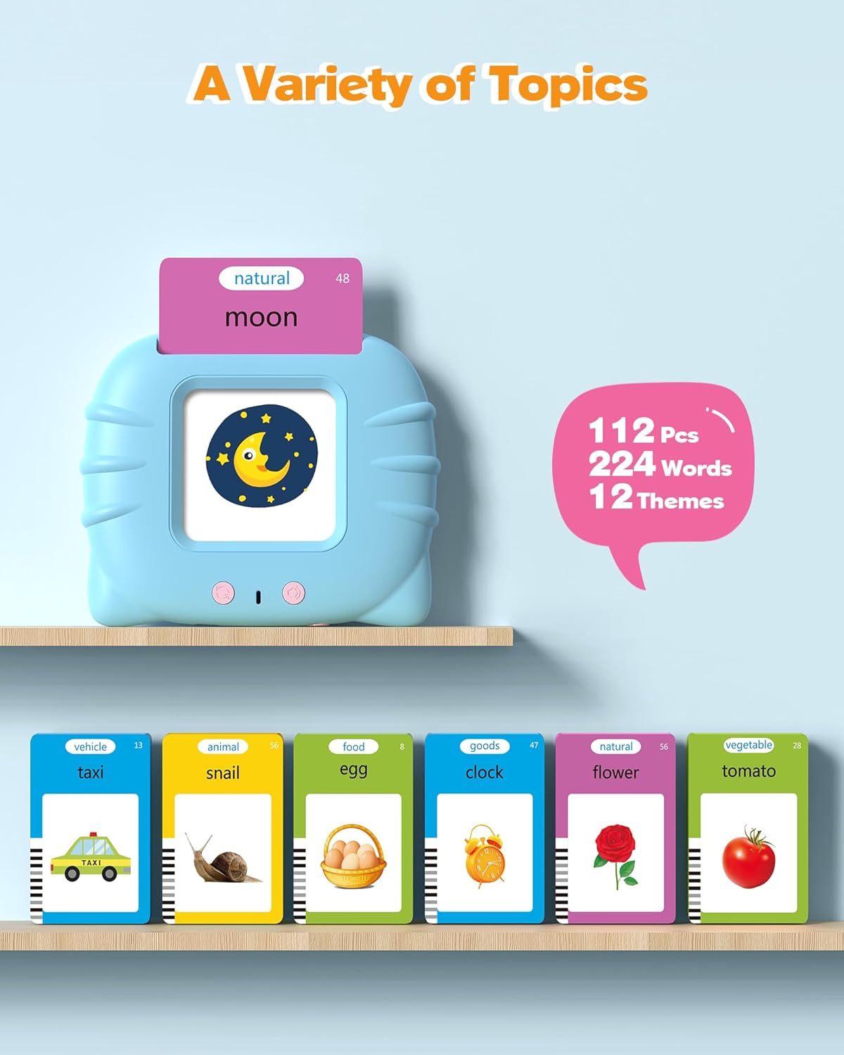 Airbition Talking Flash Cards for Toddlers: A Fun and Educational Learning Companion