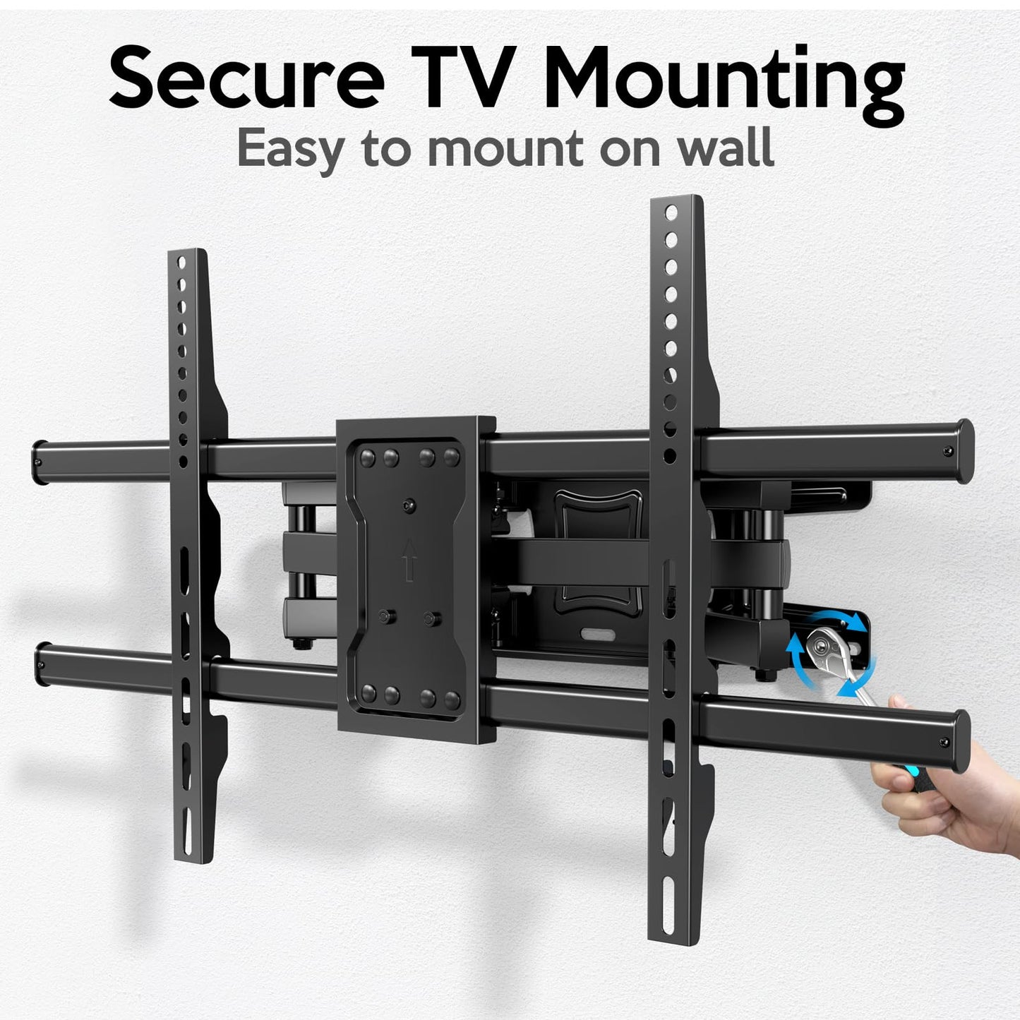 Vollbewegliche TV-Wandhalterung mit Schwenk-, Auszugs- und Neigefunktion für die meisten 13-42 Zoll LED LCD Flachbildfernseher & Monitore, bis zu 20 kg belastbar, max. VESA 200x200mm