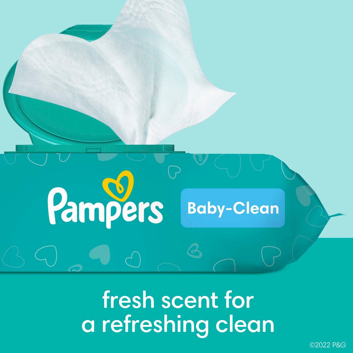 Pampers Baby-Feuchttücher, Complete Clean, Baby Fresh Duft, reinigt sanft von Kopf bis Fuß, 216 Stück (3 Packungen mit wiederverschließbarem Deckel)