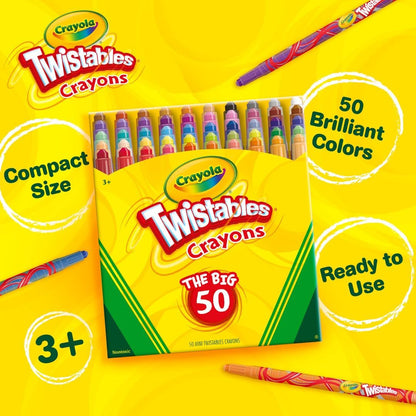 Crayola Mini Twistables Crayons: A Mess-Free Coloring Solution for Kids