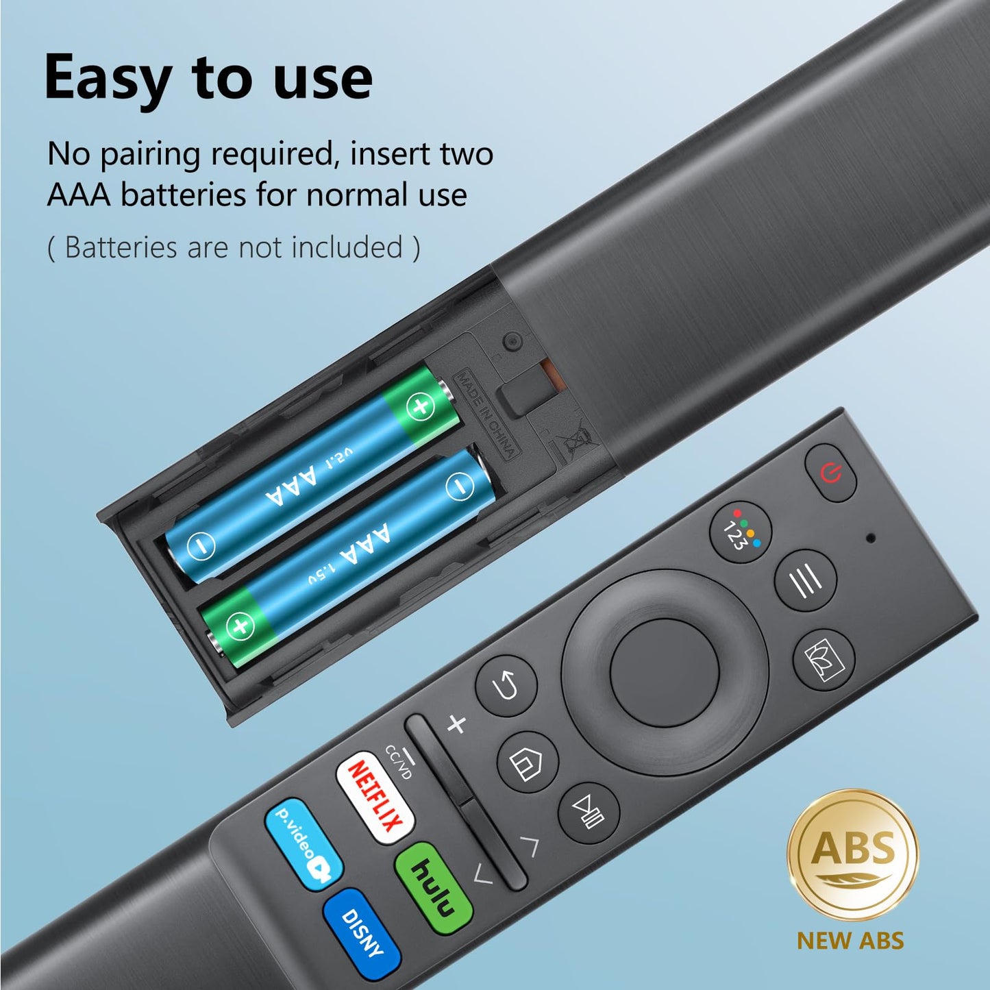 【Pack of 2】 Universal for Samsung-Smart-TV-Remote-Control Replacement for 2016-2026 All Samsung TVs