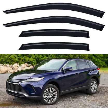 Window Visors Rain Guards for 2015-2026 Ford F150 SuperCrew & 2017-2026 F-150 Raptor F250 F350 F450 F550 Super Duty Crew Cab, Out-Channel Window Vent Deflectors Visors Shades Protectors