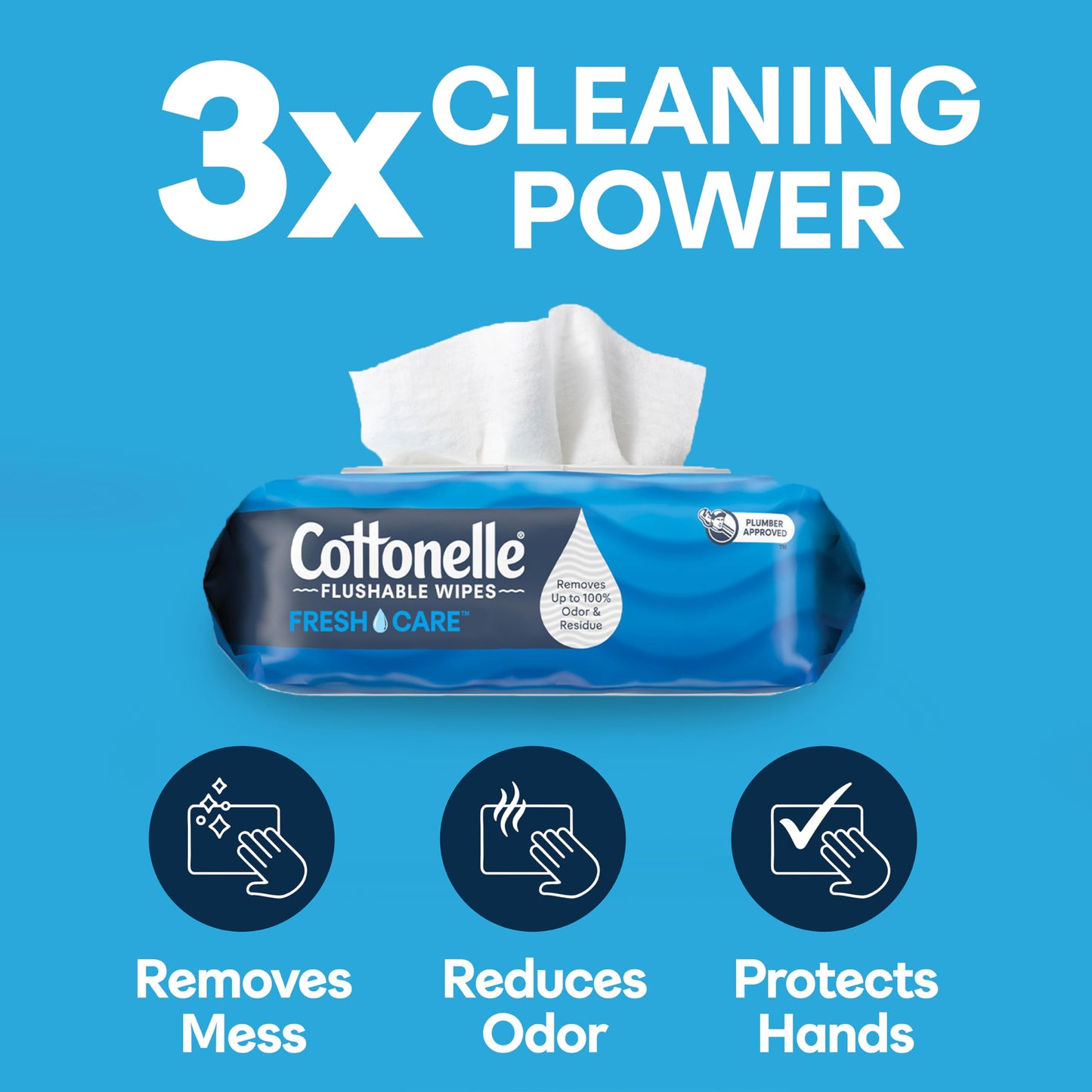 Cottonelle Fresh Care Feuchte Toilettentücher, Erfrischungstücher für Erwachsene, 4 Spenderboxen, 42 Tücher pro Box (insgesamt 168 Tücher), Verpackung kann variieren