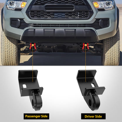 Nilight Anti-Theft Shackle Hitch Receiver 2Inch 45000 LBs Breaking Strength 3/4" Anti-Theft D Ring Shackle 5/8" Trailer Hitch Lock Pin Heavy Duty Solid Towing Kit for Trucks Off Road (Black)