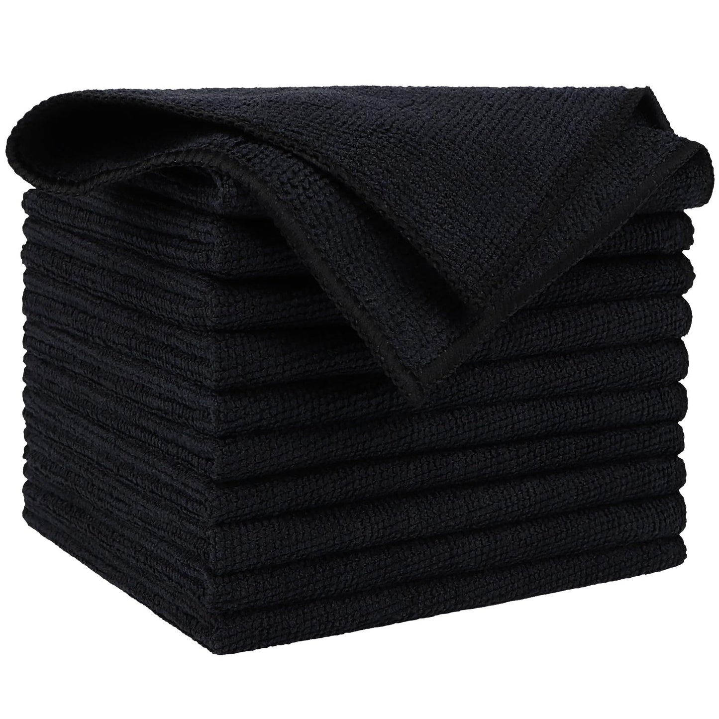 AIDEA Microfiber Cleaning Cloth, 50PK, Microfiber Towels for Cars, Premium Wash Cloths, Dusting Cloth Cleaning Rags, Absorbent Towels for SUVs, House, Kitchen, Window, Cleaning Supplies12×12"