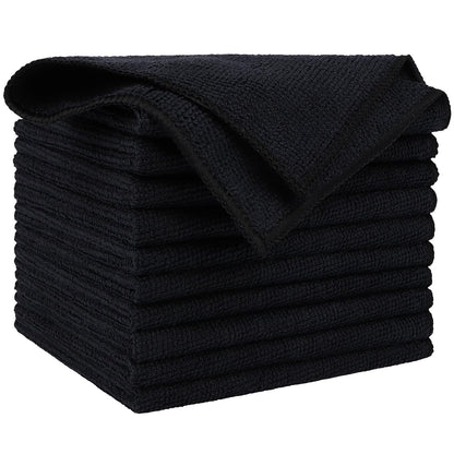 AIDEA Microfiber Cleaning Cloth, 50PK, Microfiber Towels for Cars, Premium Wash Cloths, Dusting Cloth Cleaning Rags, Absorbent Towels for SUVs, House, Kitchen, Window, Cleaning Supplies12×12"