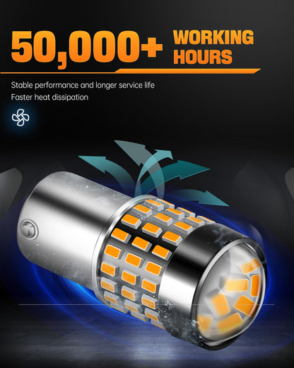 LUYED 3157 LED Bulbs Reverse Light Xenon White 1800 Lumens Super Bright 78 SMD 3056 3156 3057 4157 LED Bulbs,Used for Back Up Reverse Lights,Brake Lights,Tail Lights,Turn Signal Lights,Pack of 2