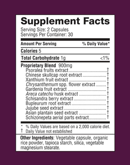 AllerDx Natural Herbal Seasonal Support Supplement - Non-Drowsy, Stimulant Free, Fast-Acting Respiratory Support - 60 Capsules