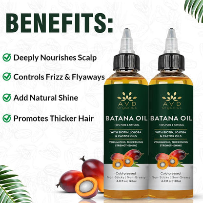 AVD Organics Rosmarinöl für Haarwachstum & Kopfhaut | Mit Biotin angereichert | Haarstärkend, pflegend und voluminös | Mit Jojoba- & Rizinusöl angereichert | GVO-frei 120ml