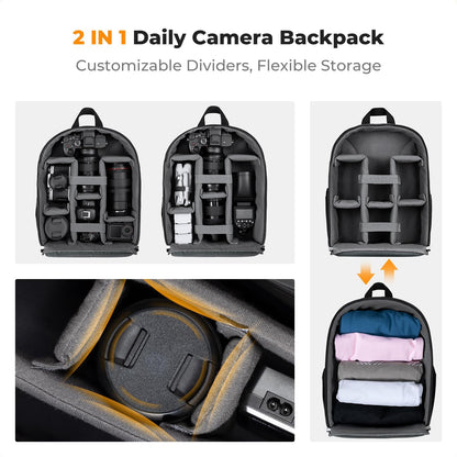 K&F CONCEPT Lightweight Camera Backpack: A Photographer's Best Friend