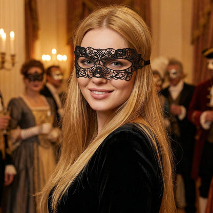 8Pcs Mardi Gras Masquerade Mask for Women Vintage Antique Lace Venetian Mask for Halloween Masquerade Party