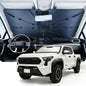 DMJN Umbrella Windshield Sun Shade for Jeep Grand Cherokee (2011-2026), Car Sunshade for Front Windshield [Nano Ice-Crystal Coatings] UPF50+ Heat & UV Block, Protect Interior & Keep Cooler