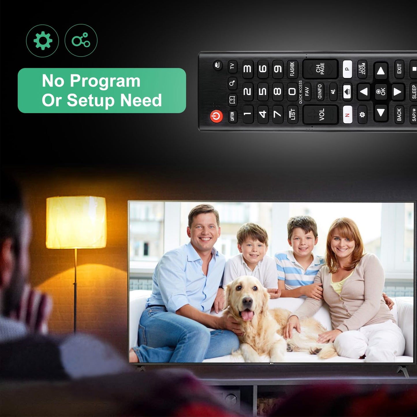 Magic Remote for LG-Smart-TV-Remote-Control-Replacement with Pointer and Voice Function,Compatible with LG 2021/2022/2023/2024 UHD OLED QNED NanoCell 4K 8K Smart TV