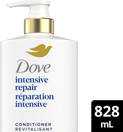 Dove Intensive Repair Shampoo für geschädigtes Haar mit flüssiger Bio-Protein-Pflege, 828 ml