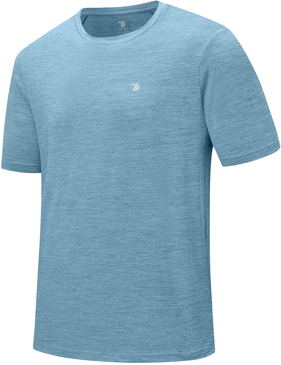 Rdruko Herren Kurzarm Trainingsshirts – Trockene Passform – Feuchtigkeitstransportierend – Für Laufen, Fitnessstudio, aktiven Sport