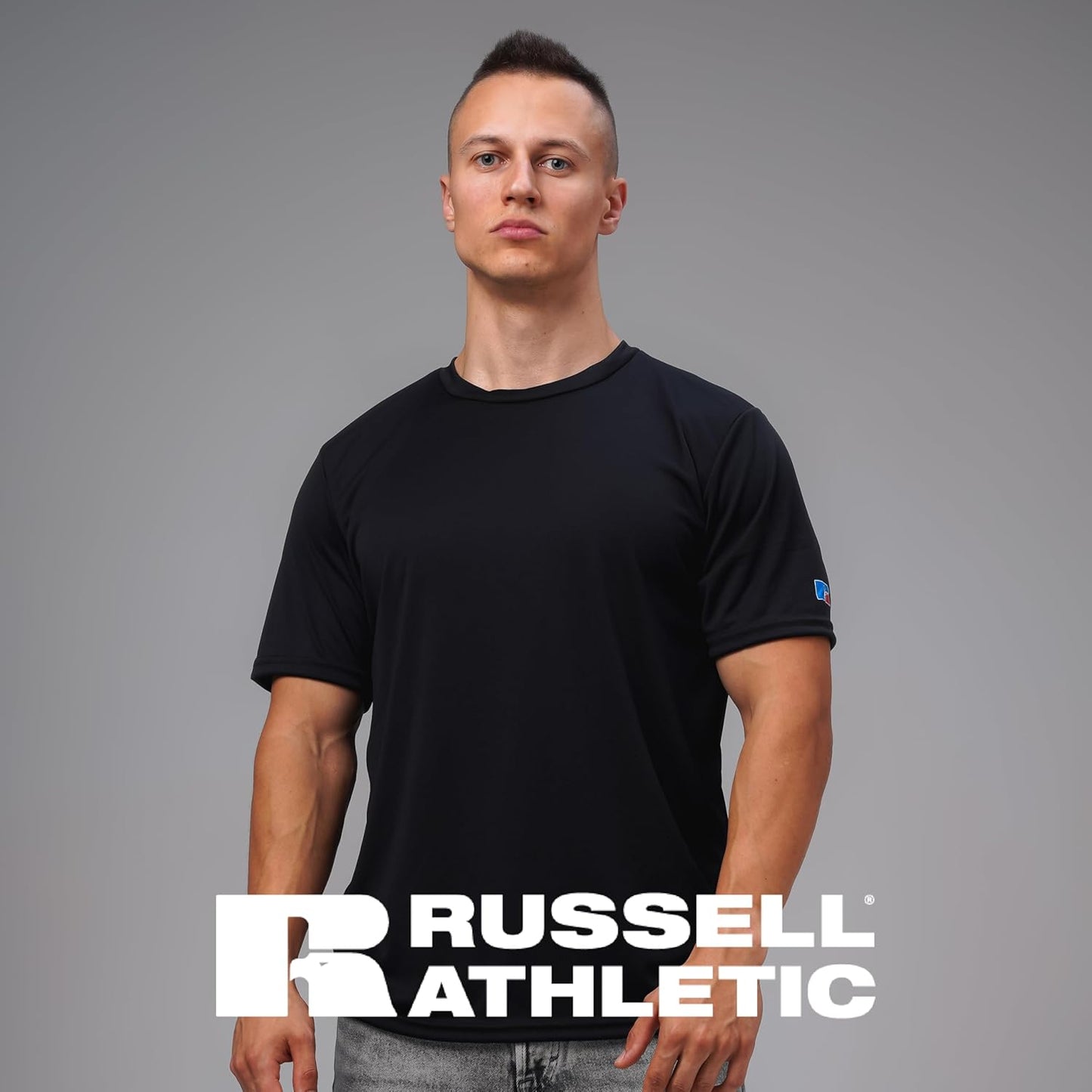 Russell Athletic Performance T-Shirt für Herren, kurzärmlig