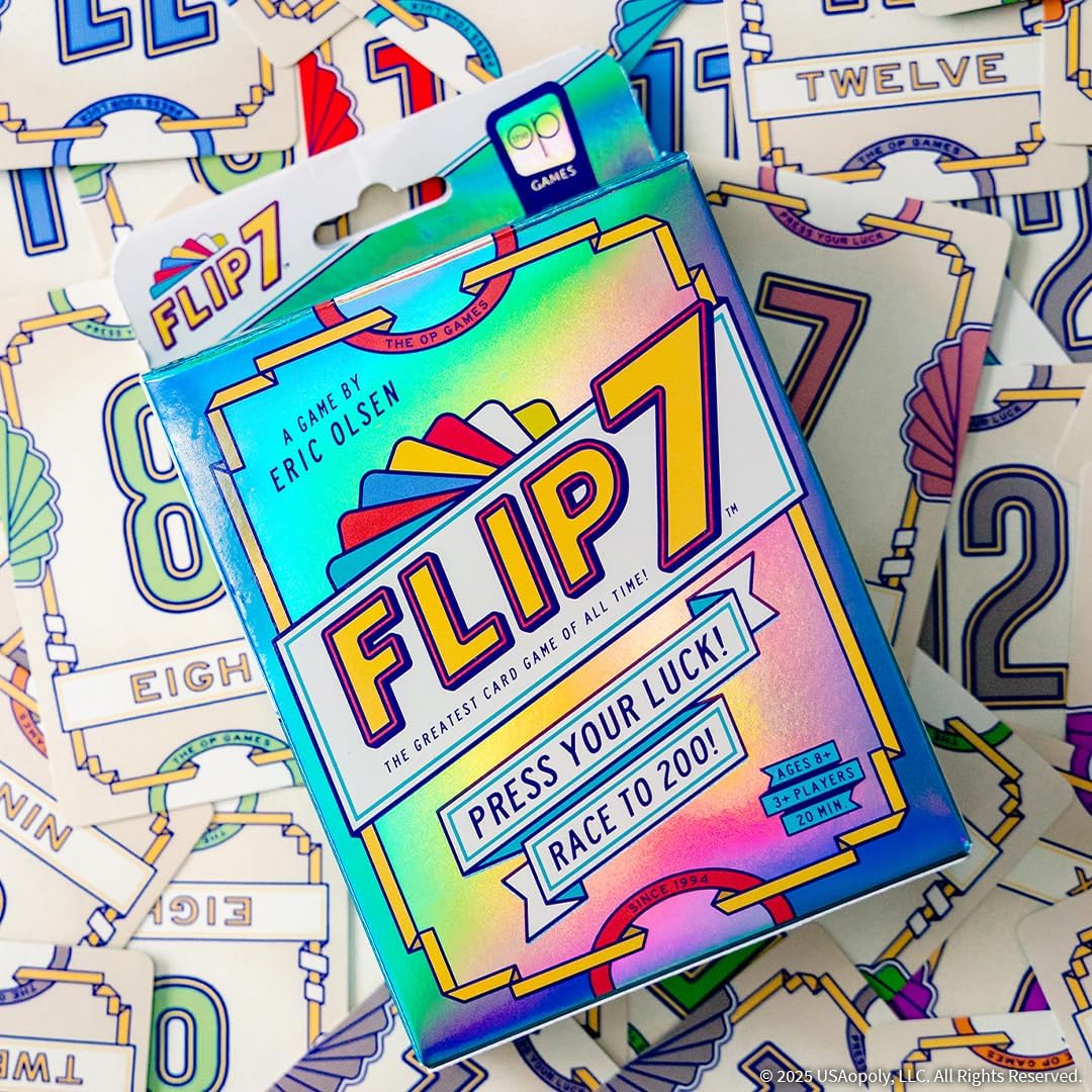 USAOPOLY Flip 7: A Thrilling Card Game That Combines Luck and Strategy