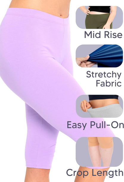 Stretch Is Comfort Women's Teamwear Knee Length Leggings