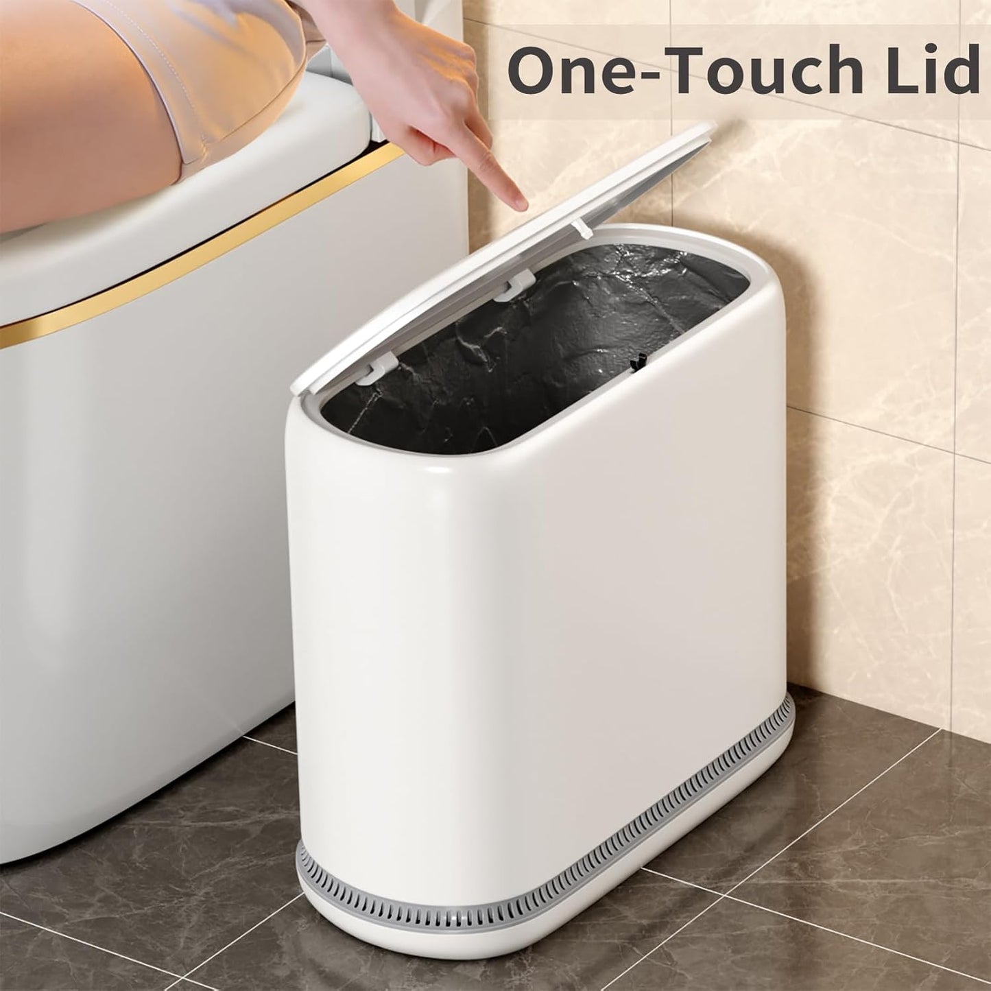 Small but Mighty: The Gleynest 3 Gallon Slim Garbage Bin