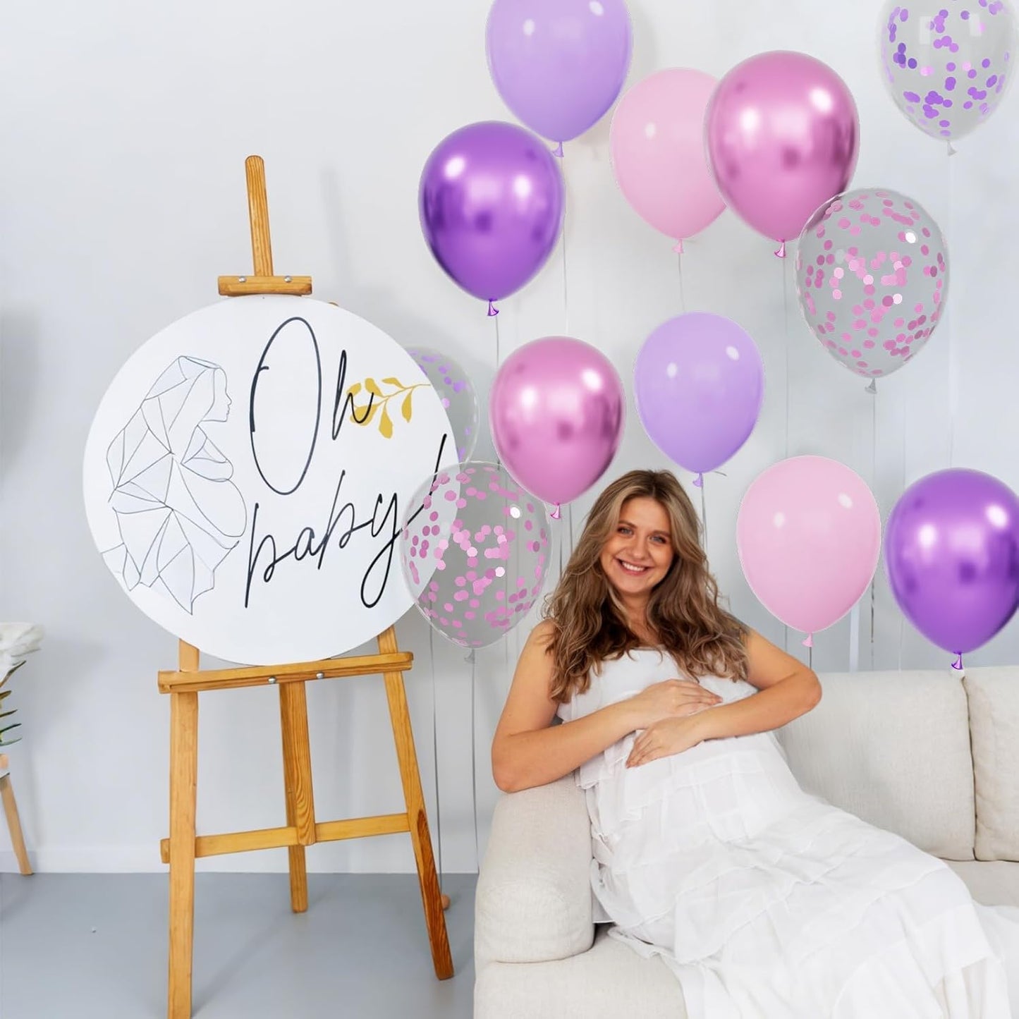 68Pcs Pink and Purple Balloons for a Dreamy Party