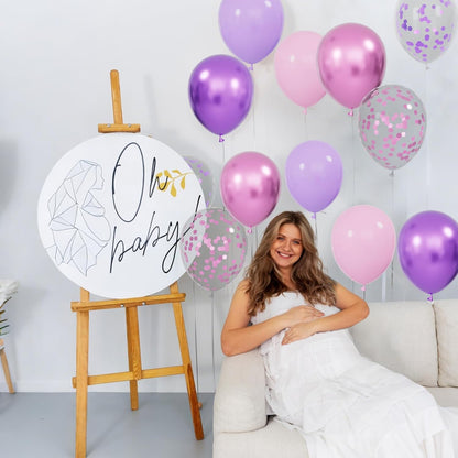 68Pcs Pink and Purple Balloons for a Dreamy Party