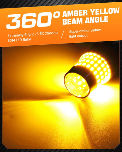 LUYED 3157 LED-Birnen Rückfahrlicht Xenon-Weiß 1800 Lumen Super Hell 78 SMD 3056 3156 3057 4157 LED-Birnen, Verwendet für Rückfahrlichter, Bremslichter, Rücklichter, Blinker, 2er-Pack